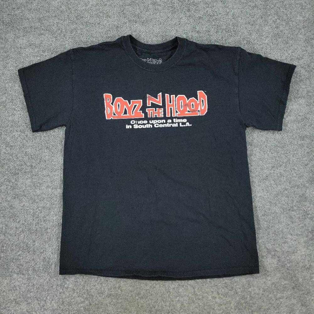 Boyz N The Hood Shirt Men's Large Black Gangster Movie Graphic Tee Short Sleeve